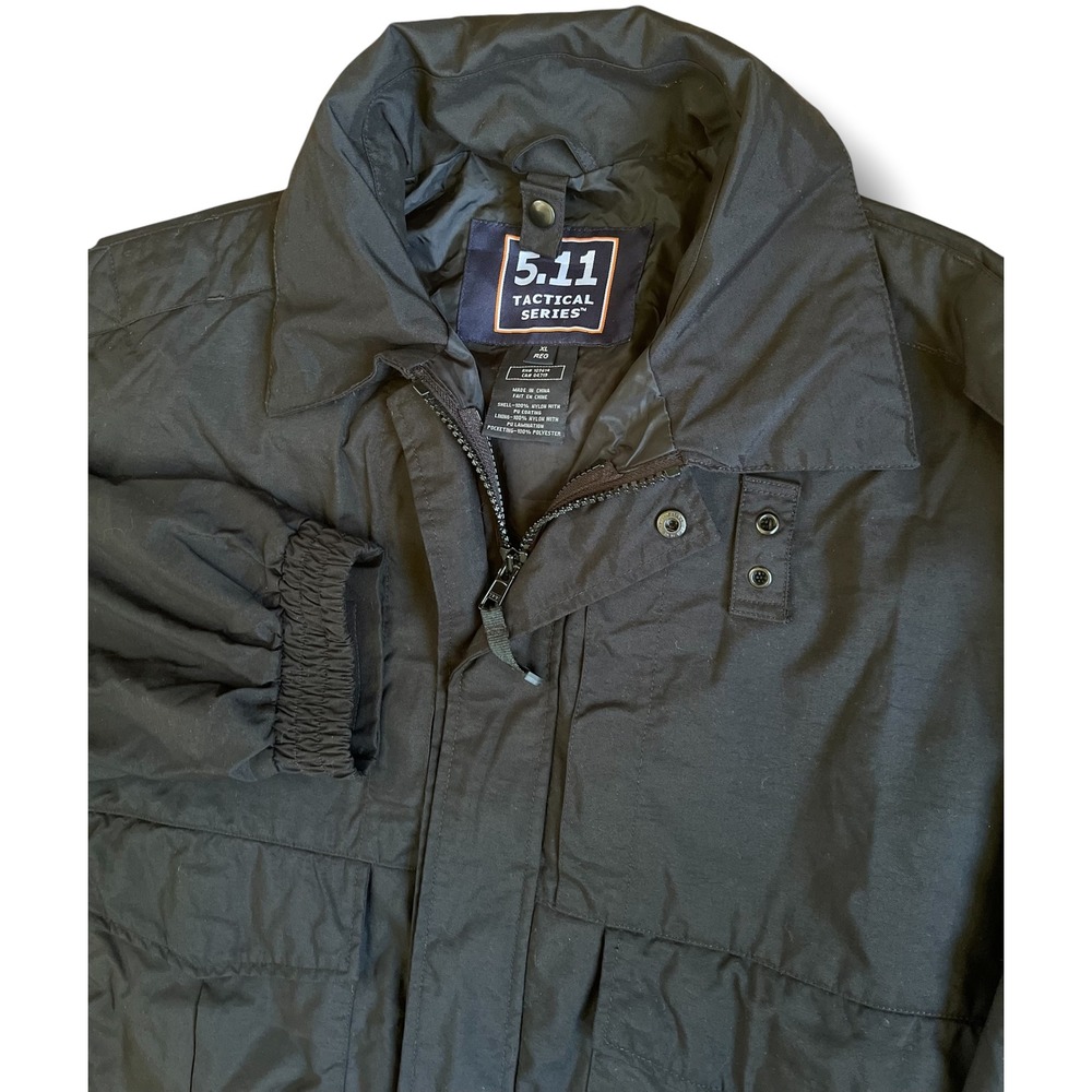 5.11 Tactical Series Response Jacket Mens XL Black Windbreaker 48027 Duty Coat